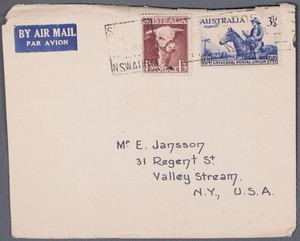 MayfairStamps Australia 1949 Universal Postal Union Anniversary Sydney to Valley