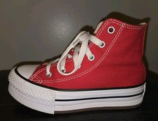 Kids Converse Chuck Taylor All Star High Top Sneaker Size 1 Red Little Kid