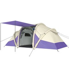 Inflatable 2-Bedroom Tent, Quick 5-Minute Setup, Wind-Resistant