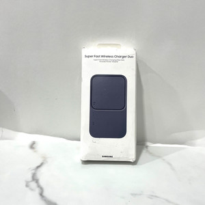 Samsung 15W Wireless Charger Duo with Travel Adapter - DARK GRAY- USED