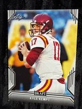 2021 Leaf Draft Kyle Kempt #47 Rookie Football Card In Protective Case