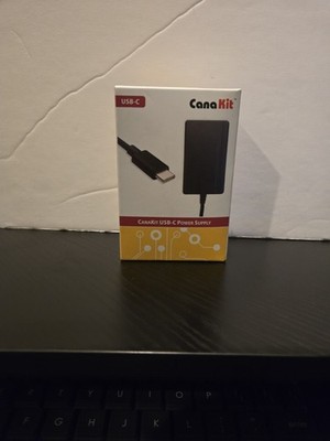 CanaKit USB-C Power Supply for Raspberry Pi 4   New, Sealed In Box