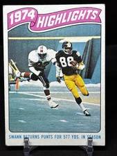 Lynn Swann 1975 Topps 459 HL Rookie Year VGEX