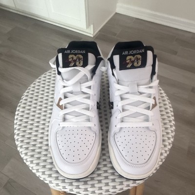 Jordan Stadium 90 White Metallic Gold Black Sail Leather Sneakers DX4397-170