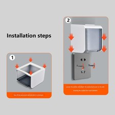 86 Type Outdoor Socket Waterproof Box Wall Mounted Socket Dustproof Box