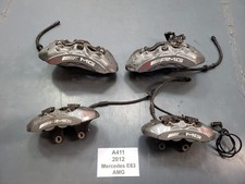10-16 Oem Mercedes W212 E63 Front Rear Right Left Brake Calipers Brembo Red Set