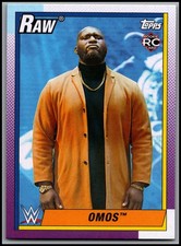 2021 Topps Heritage WWE #32 Omos RC RAW