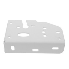 4 Set of 2 White Steel Patio Canopy Brackets Durable Adjustable Wall Mount