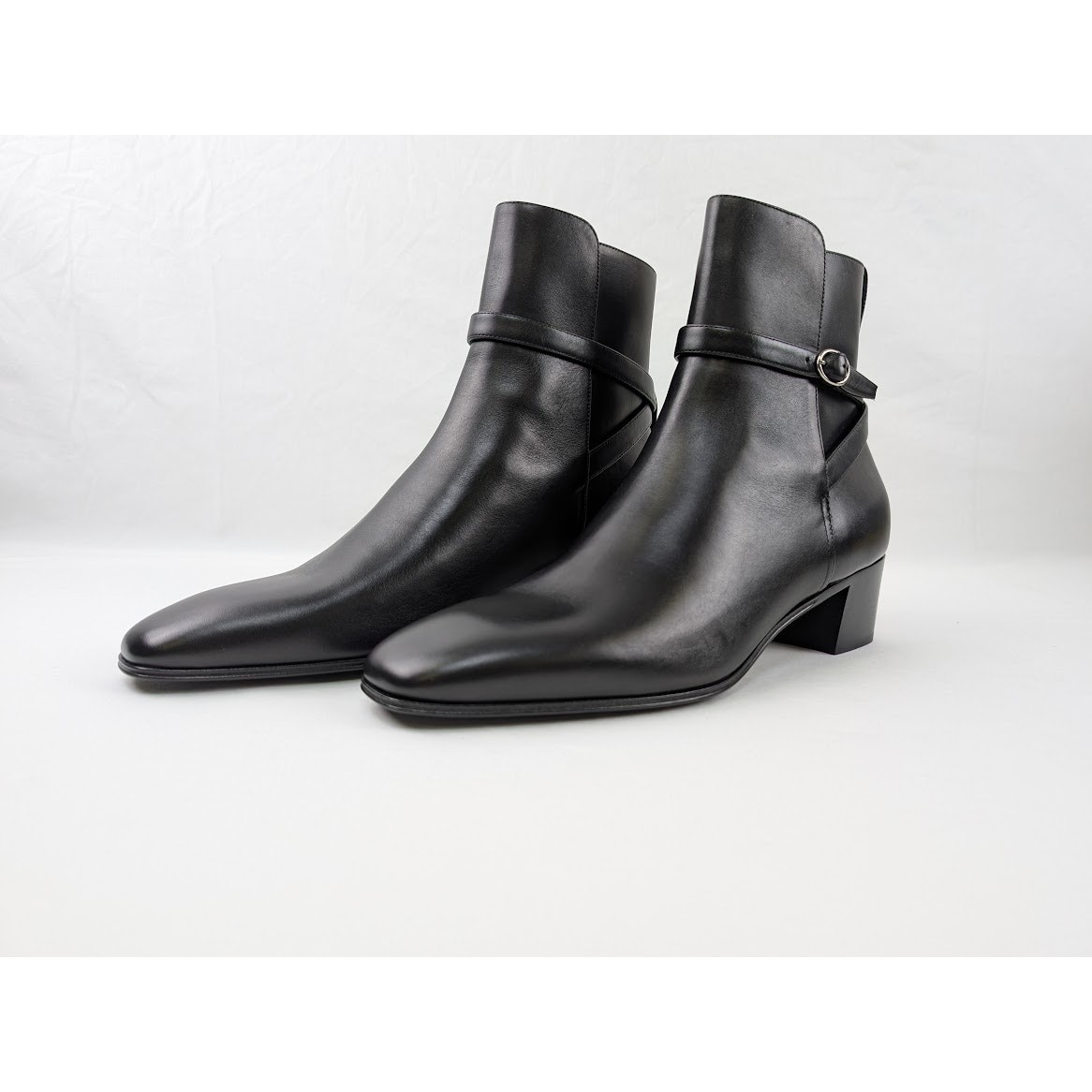 Stivali Saint Laurent Paris Terry 45 Jodhpur Marrakech in nero nuovi con etichette 41