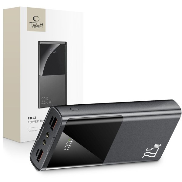 Powerbank PB13 20000Mah USB-A USB-C Iphone Lightning Mit USB-C - USB-A 22,5W Kab-image