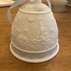 Vintage LLADRO 1992 Annual Christmas Bell L5641m Porcelain Blue and White — photo 2