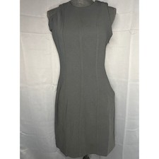 A New Day Womens Black Sleeveless Princess Seam Shift Dress Size 4 NWT