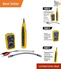 Wire Tracer Tone Generator Probe Kit for Ethernet Telephone Coax Data Cables