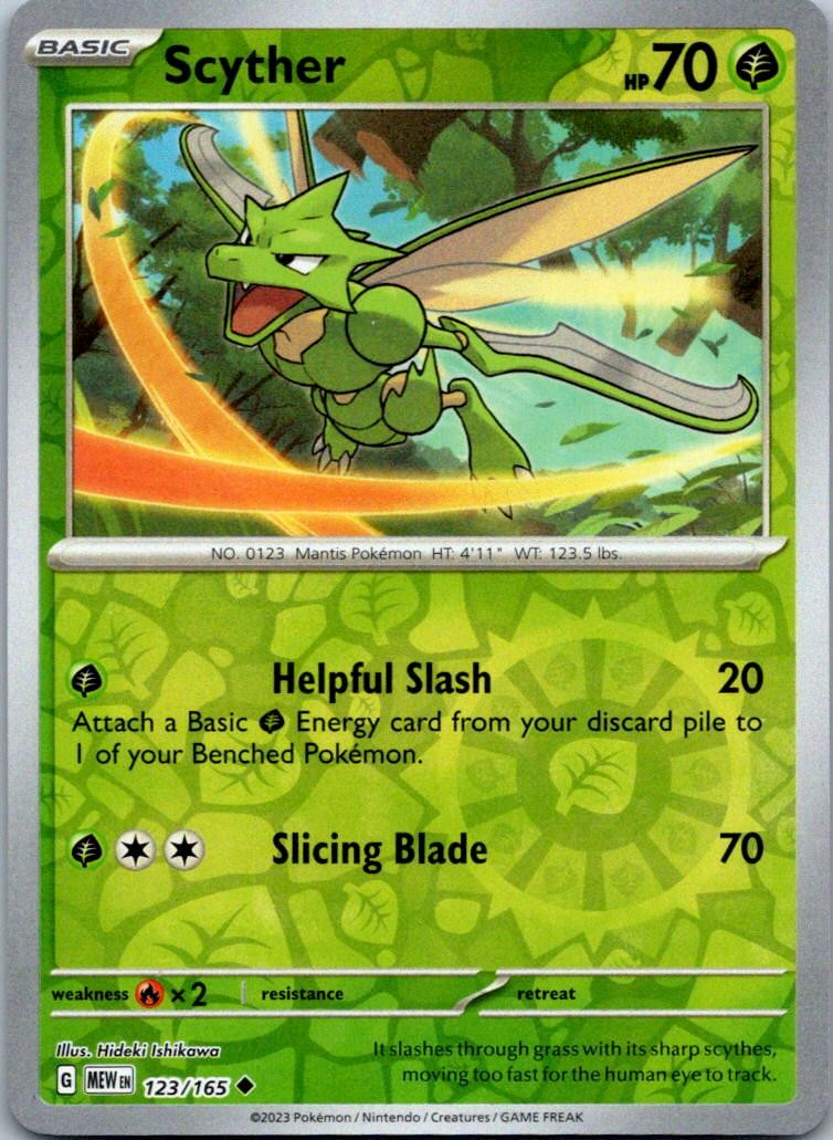 SCYTHER 151 123/165 REVERSE HOLO