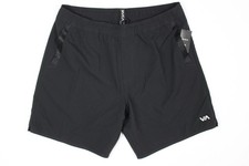 RVCA Men's Kevin Elastic Waist 17" Shorts Hybrid Unlined Black