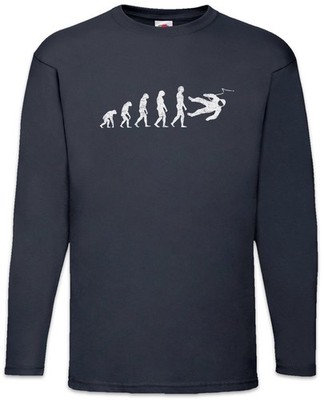 Astronaut Evolution Langarm T-Shirt Space Weltraum Cosmonaut Cosmos Kosmos Mond