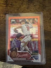 Topps 2023 Series 1 Vaughn Grissom Rookie Red Foil #275/199 Atlanta Braves Card