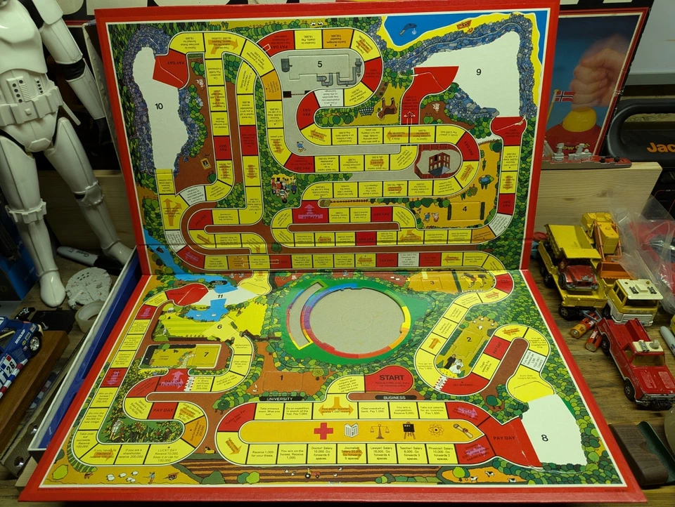 Vintage 1984 Game of Life Board MB Game Family Good Played With Condition Retro - Image 4 of 4