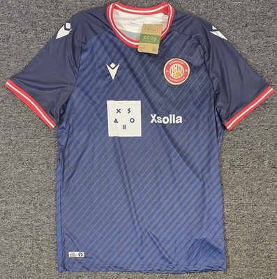 NWT Macron Official Stevenage FC 2025/26 Blue Away Shirt /Jersey Adult Sz XXL