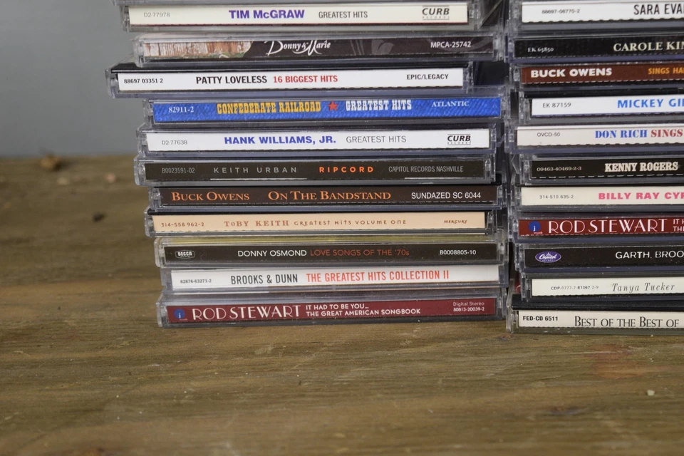 Country Music CD Lot 20+ Alan Jackson Tim McGraw Garth Brooks Greatest Hits Foto 4 de 4