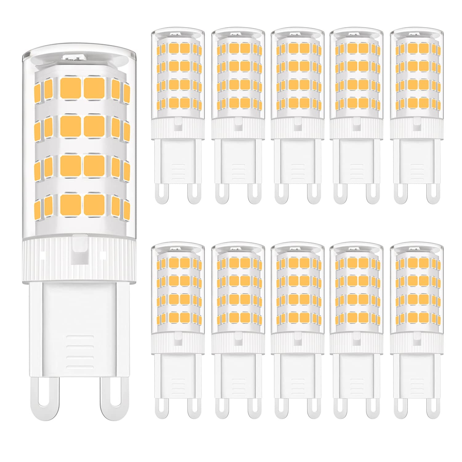 Ampoules LED G9 blanc chaud 5W de remplacement pour lustre et applique