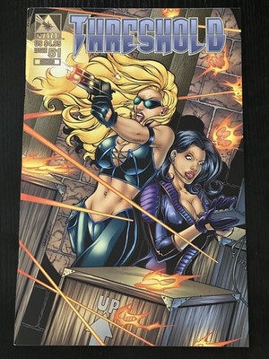   THRESHOLD #51- 54 VF/NM MARCO TURINI LOOKERS VARIANT End Of Series Low Print 