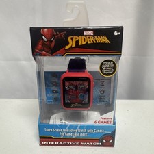   "Kids' Marvel Spider Man Interactive Watch   Red, New Open Box "