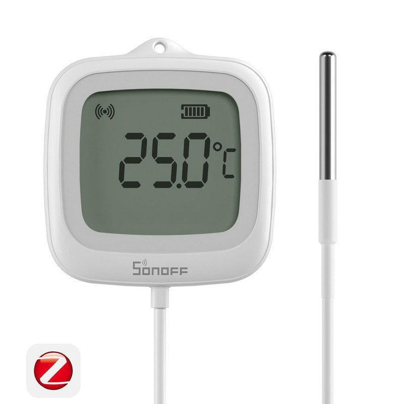 SONOFF 2.2″ LCD Zigbee Smart Thermometer Sensor Probe Temperature Measurement UK