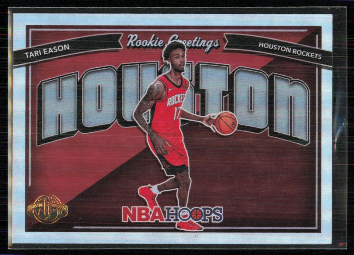 2022-23 NBA Hoops Rookie Greetings Tari Eason Houston Rockets #17