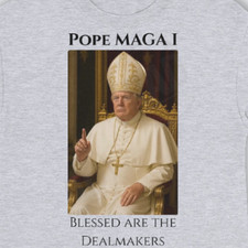 Funny Pope Trump Shirt LONG SLEEVE SHIRT Pope MAGA Gear Trump 2028 Donald Trump