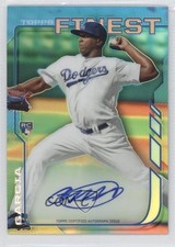 2014 Topps Finest Rookie Auto Refractor Onelki Garcia #RA-OG Auto 0c2