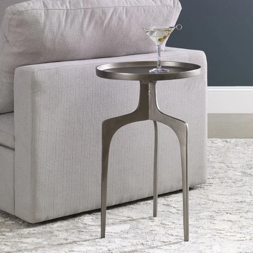 Kenna  - 25 inch Accent Table Accent Furniture Uttermost 25082 - Picture 3 of 6