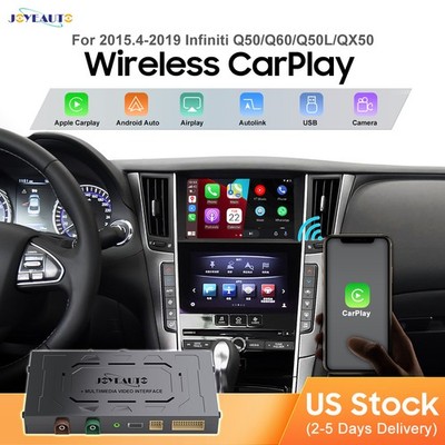 Wireless CarPlay Android Auto Kit Fit for Infiniti Q50/Q60/QX50 US Shipping