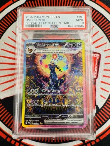 PSA 9 UMBREON EX 161 PRISMATIC EVOLUTIONS SPECIAL ILLUSTRATION RARE POKEMON MINT