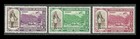 BOLIVIA 1942 LOT OF 3 AIR MAIL STAMPS MH
