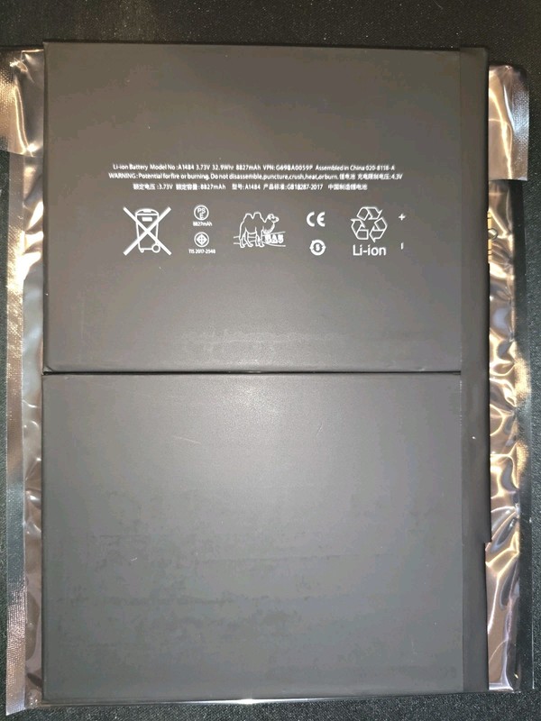 New iPad Battery A1484 for iPad Air 1/iPad 5, 6, 7, 8, 9 Gen | 8827 mAh 32.9 Wh