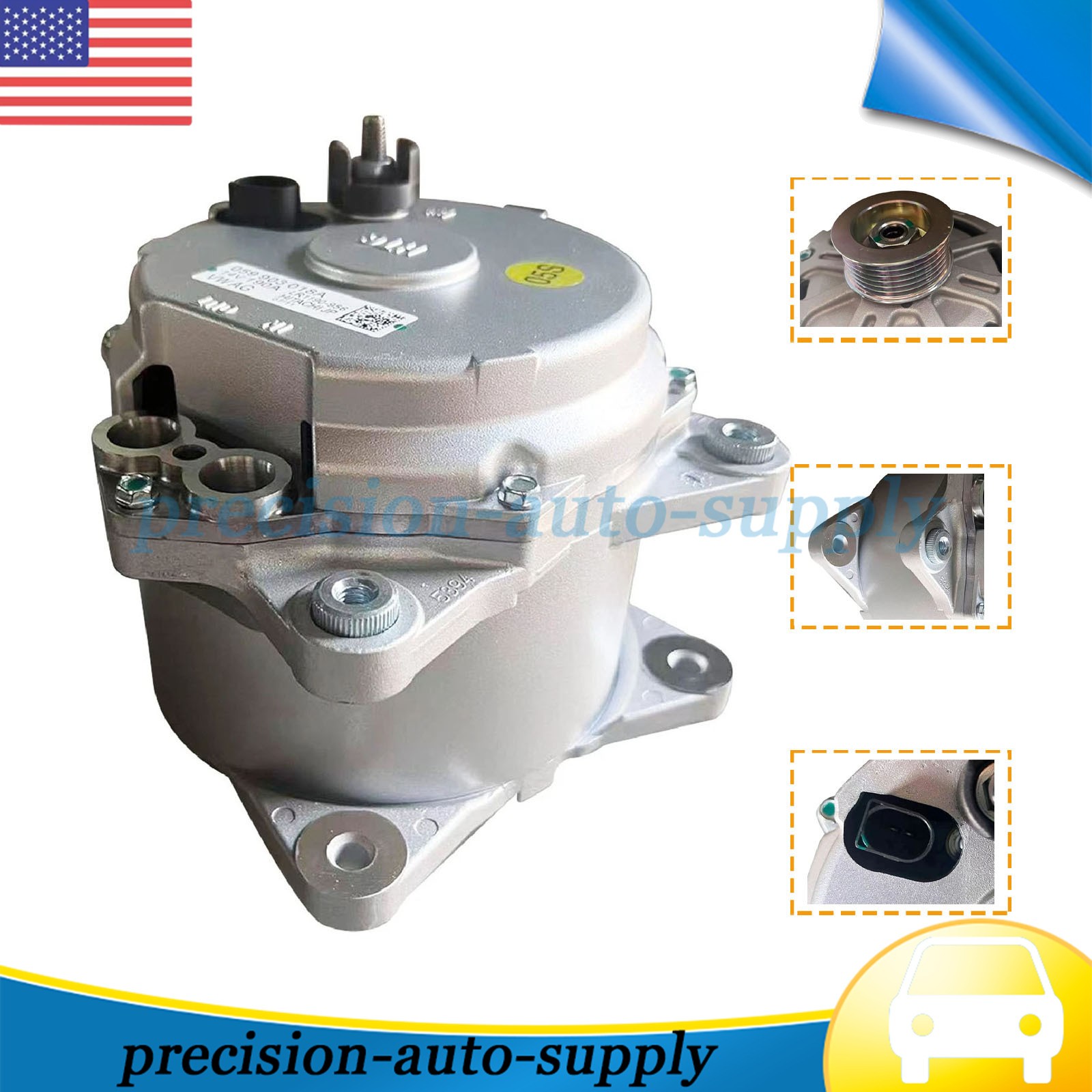 Alternator 07C903021J for Bentley Continental 2006-12 Flying Spur,2006-10 GT GTC