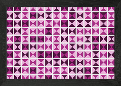 Geometrisches Muster gerahmtes Wandbild Poster Leinwanddruck Bild