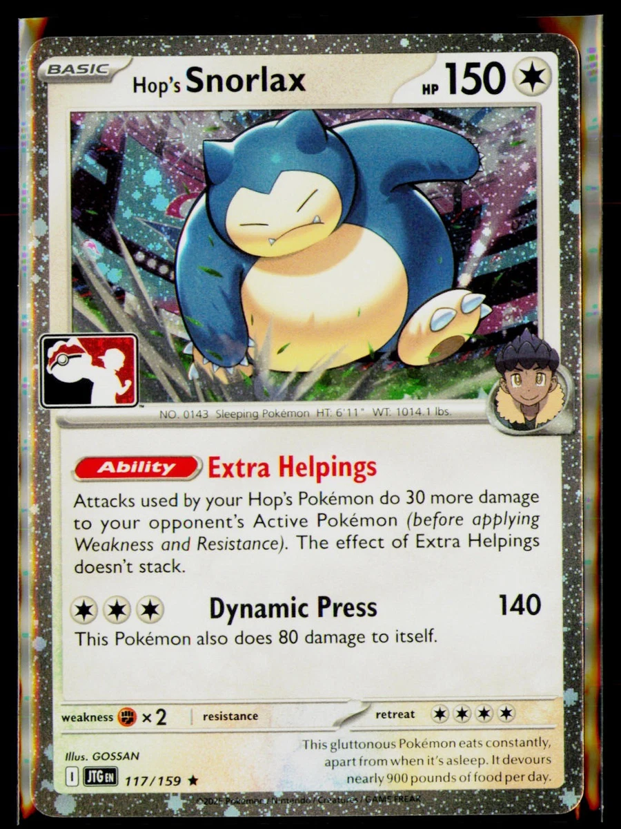 25+ Hop's Snorlax Pokémon TCG Cards for sale | Updated Oct 2026