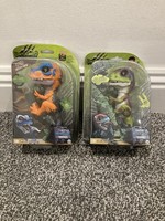 WowWee Fingerling Untamed Dinosaur  X 2 Iron Jaw & Mutant