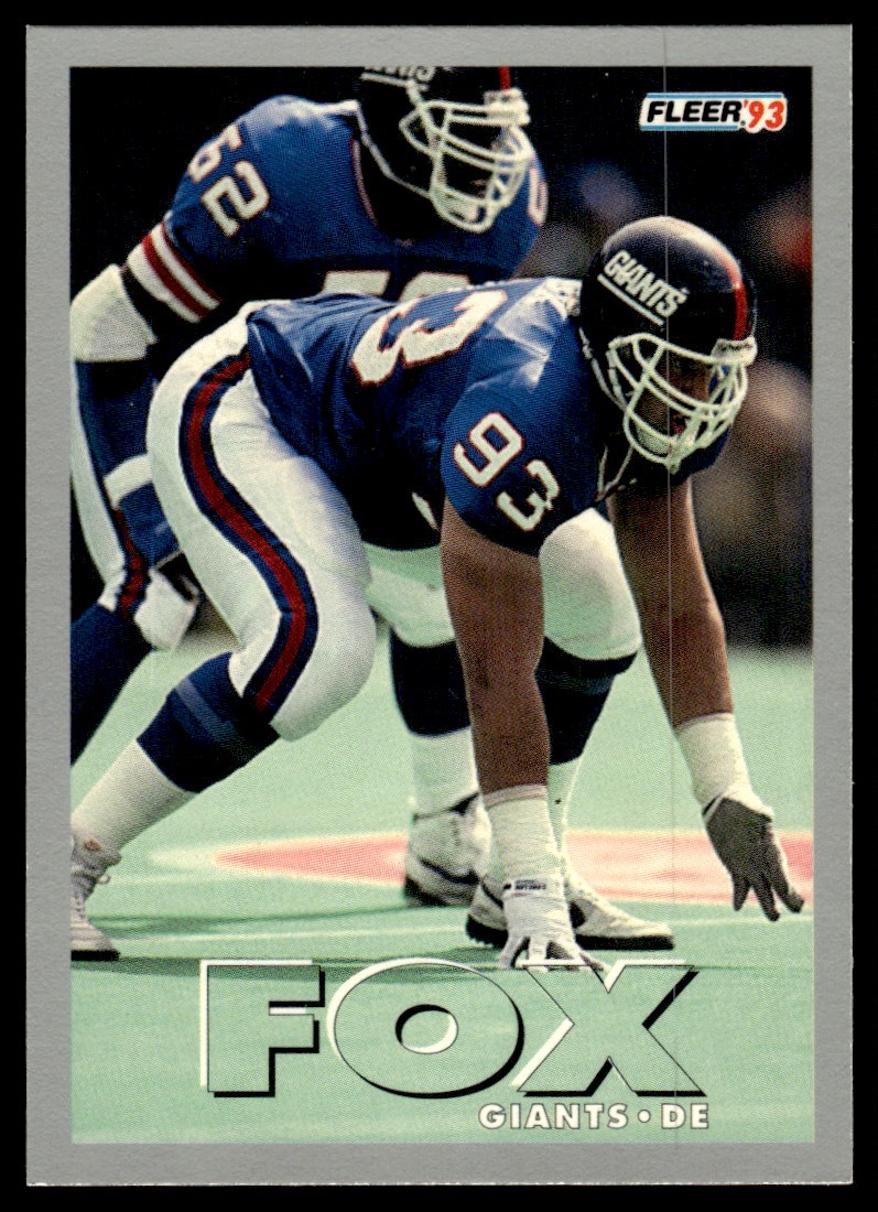 1993 Fleer #369 Mike Fox - New York Giants