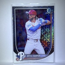 Bryce Harper 2025 Bowman Chrome Mega Box Mojo Refractor #3