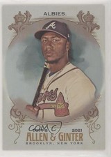 2021 Topps Allen & Ginter's Hot Box Silver Portrait Ozzie Albies #43 0lt3