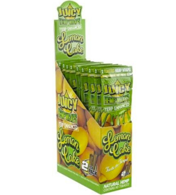 Juicy Jays Lemon Cake Wraps-25 packs per display