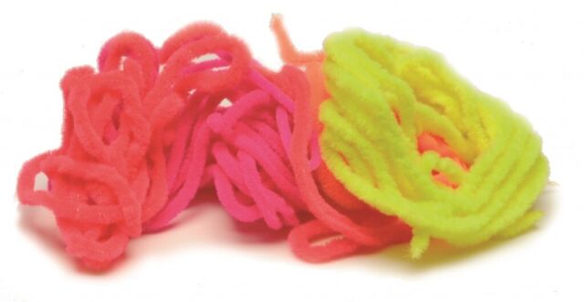 Veniard Fluorescent Chenille Body Material for Fly Tying and Craft