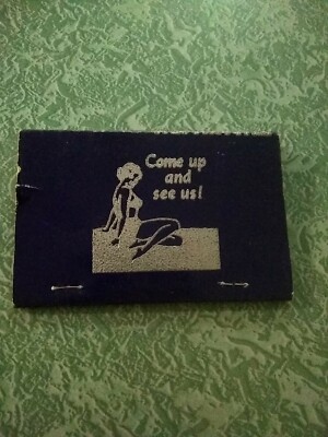Vintage Matchbook B12 Collectible Ephemera Columbus Ohio Western Cafe pinup