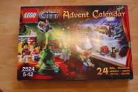 Lego Rare 2824 Advent Calendar 2010 Set Collectable- Two Seals Broken - Lego Rare 2824 Advent Calendar 2010 Set Collectable- Two Seals Broken -