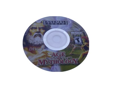 Age of Mythology Gold Edition 2004 PC CD-ROM Video Game Disc 1 Only! Dis in pics