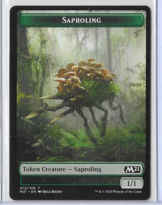 best saproling cards mtg Core Set 2021 (M21) Token Magic Card #012/018 Unplayed If you can’t Magic: The Gathering - The