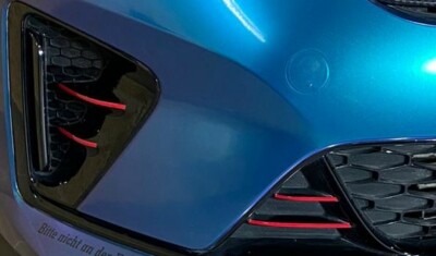 Kia Proceed GT Ceed GT Frontgrill Stripes Aufkleber